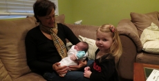 Chloe, Grandma and Claire